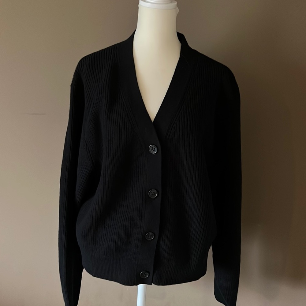 Cardigan black sweater
